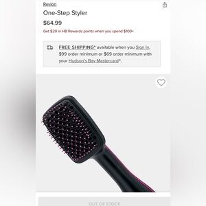 Revlon
Power of a Dryer
One-Step Styler